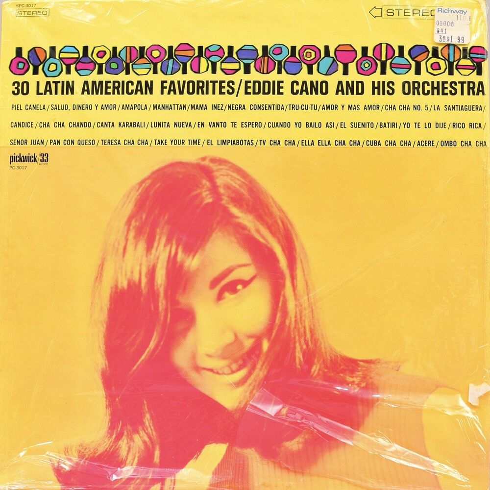 Eddie Cano And His Orchestra 30 Latin American Favorites Vinyl 33 Rpm